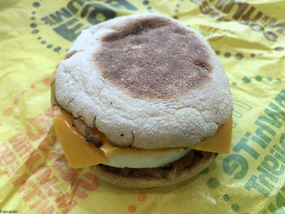 egg mcmuffin sandwich