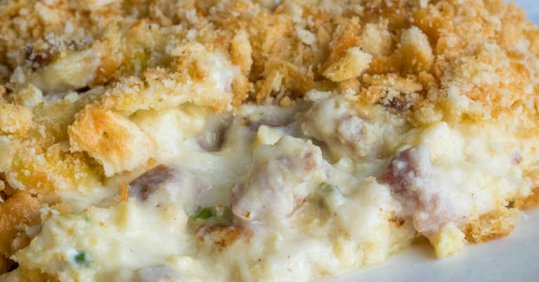 Egg Casserole with Canadian Bacon