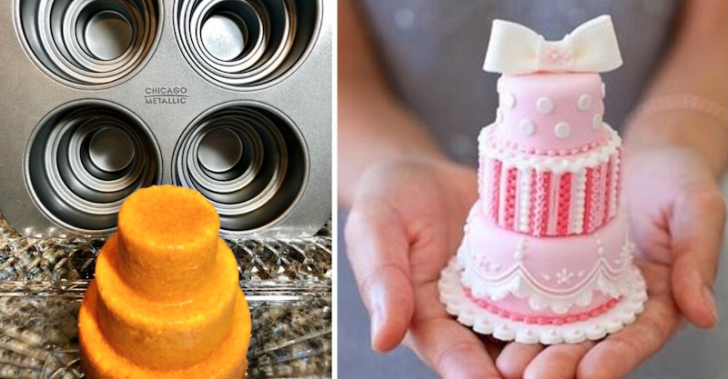 Mini Wedding Cake Pan Allows You To Bake Adorable Treats 12 Tomatoes