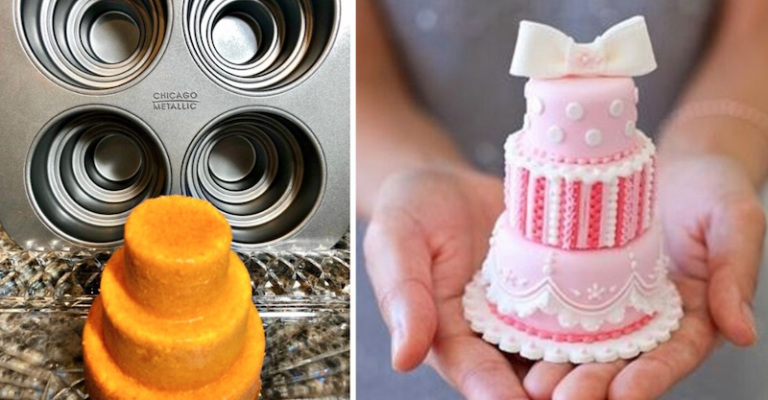 Mini ‘Wedding Cake’ Pan Allows You To Bake Adorable Treats