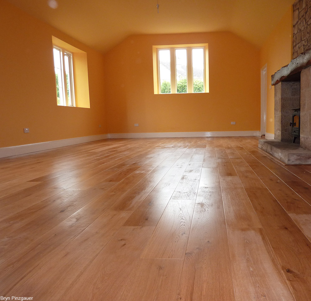 waxed wood floor