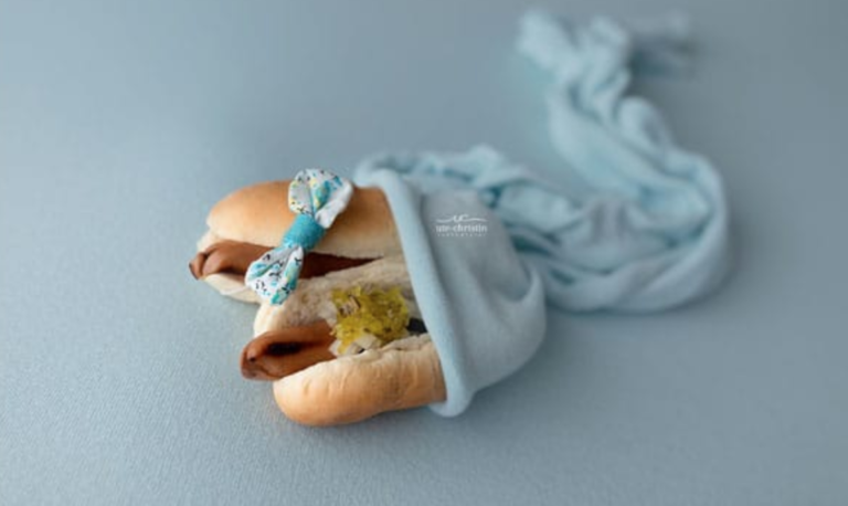 Bored Newborn Photographer Takes ‘Food Baby’ Pictures While Self-Isolating