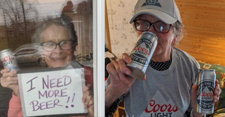 Coors Light Restocked This Grandma’s Fridge After She Ran Out Of Beer