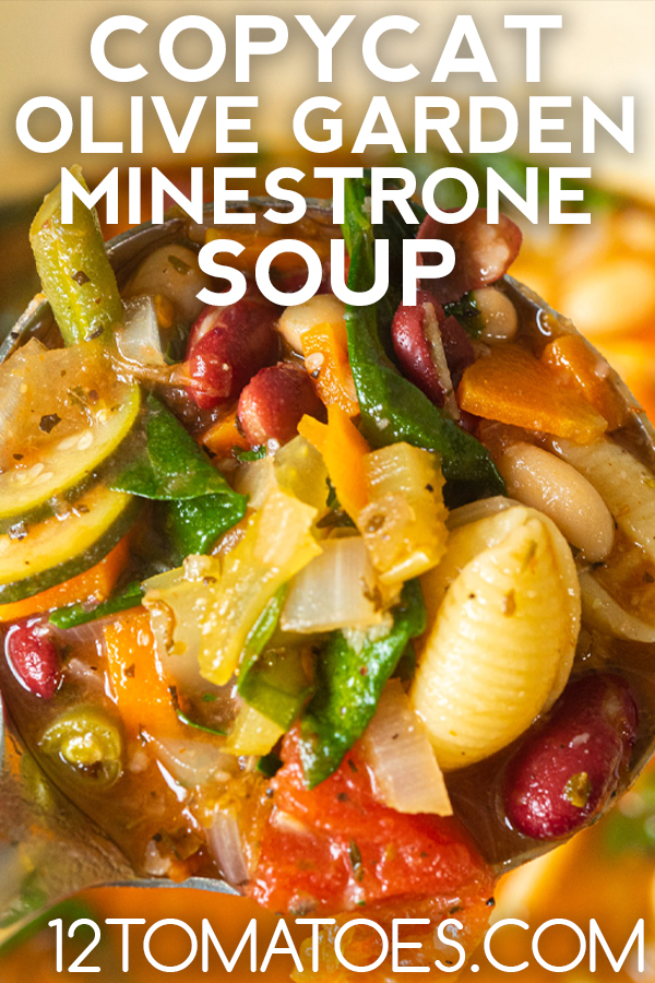 Copycat Olive Garden Minestrone Soup 12 Tomatoes