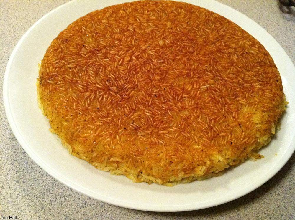 platter of crunchy rice