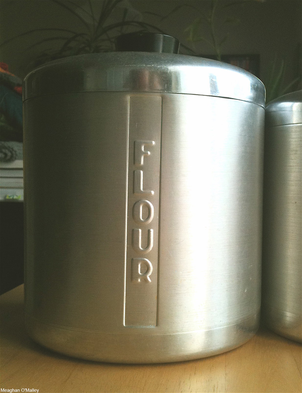 vintage flour canister