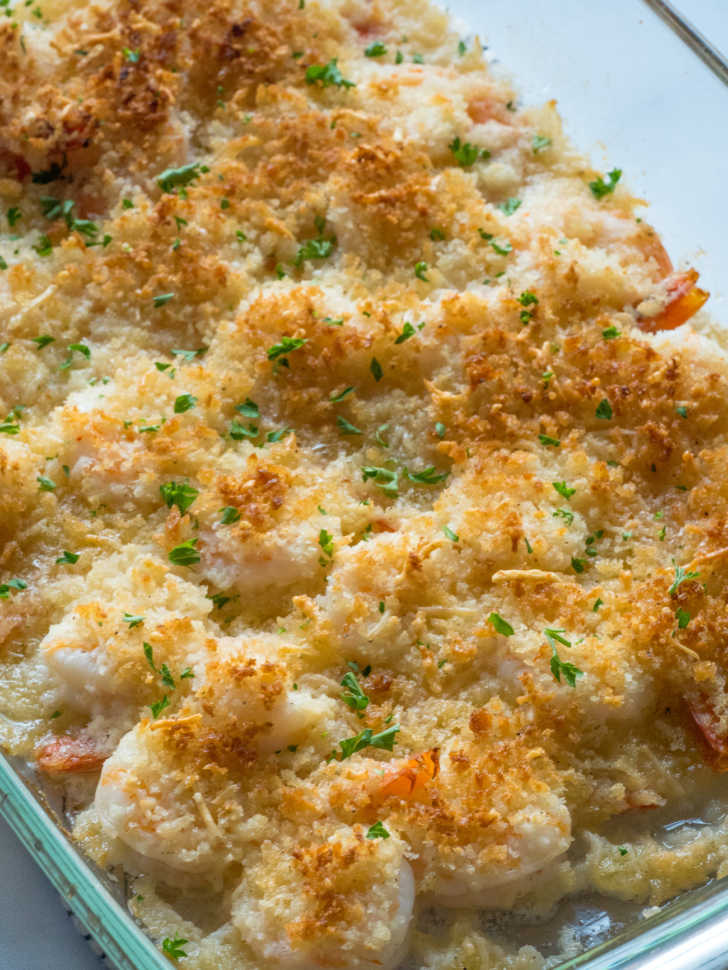 baked shrimp with bread crumbs