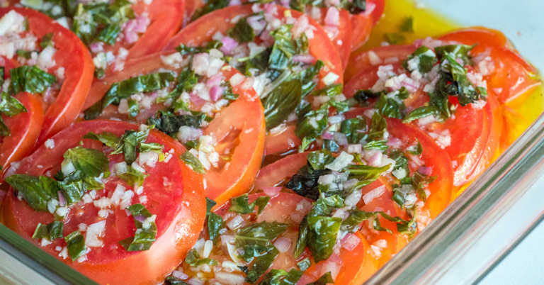 Marinated Tomato Salad