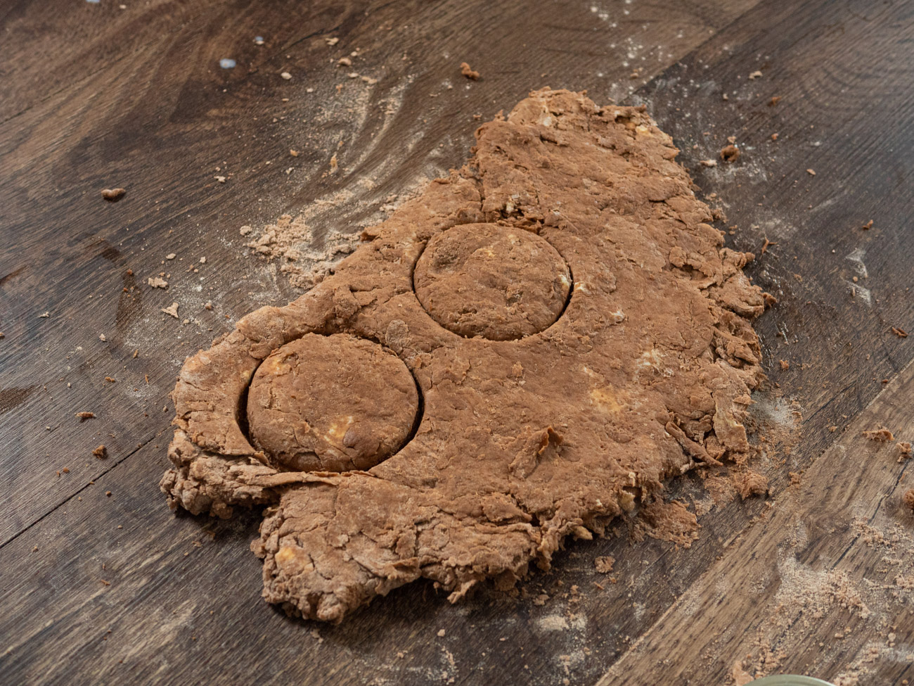 fluffy chocolate biscuits