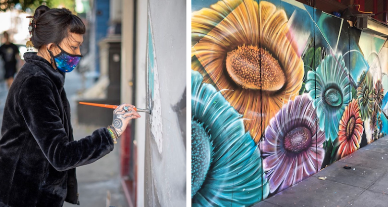 Artists Are Painting Murals On Shuttered Storefronts To Inspire Their Communities