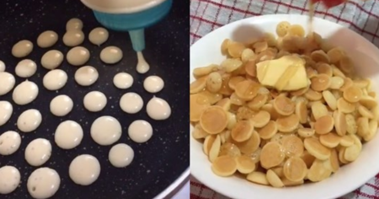 People Are Making Mini Pancakes And Turning Them Into Cereal