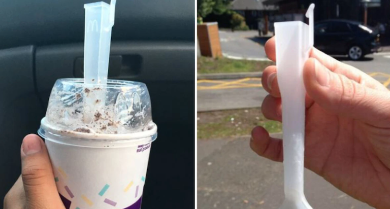 Why The McFlurry Spoon Has A Square Hole At The End
