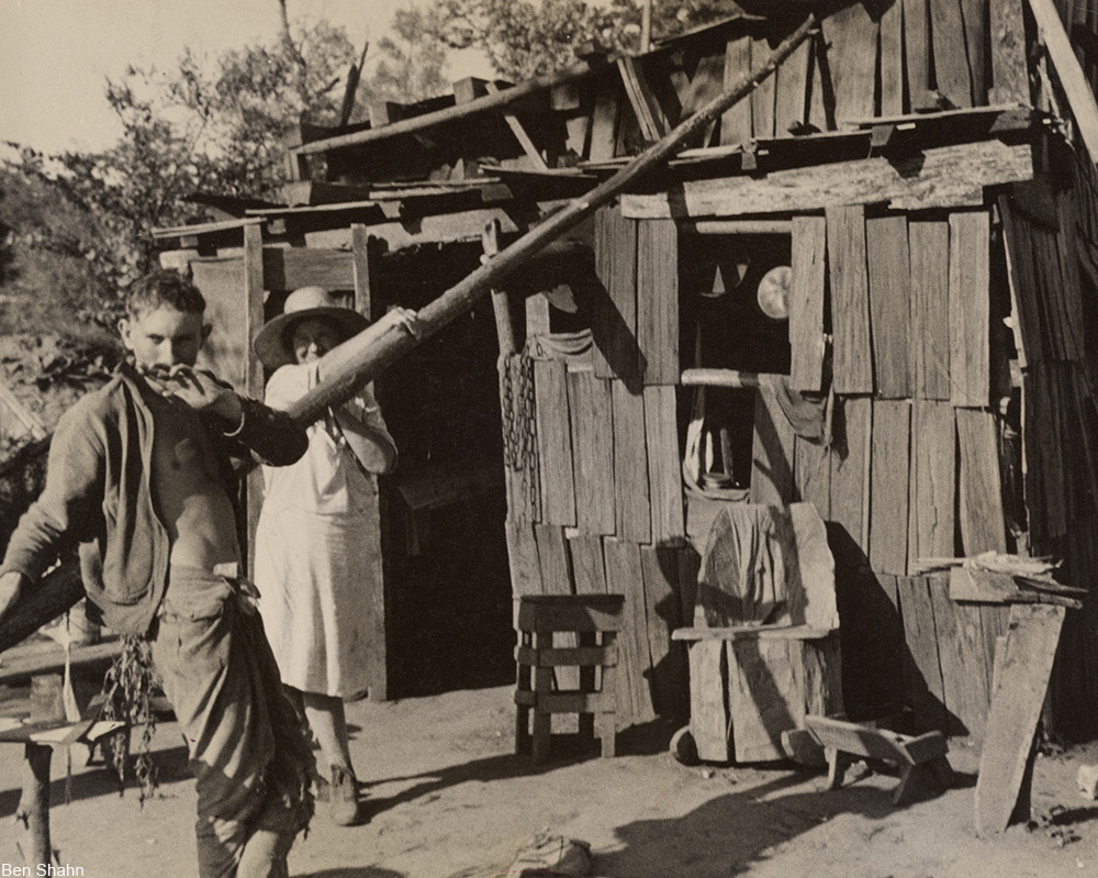 squatter's camp during the Great Depression