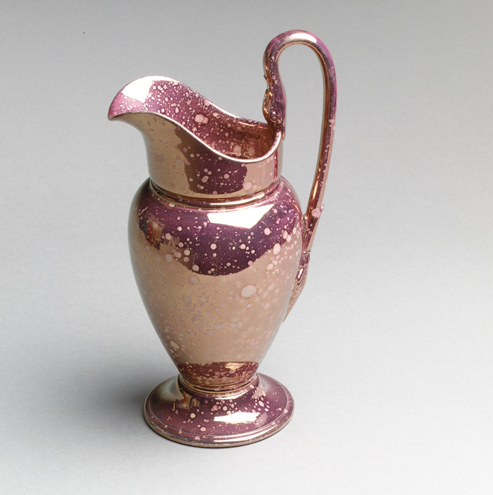 French lustreware pitcher from 1810