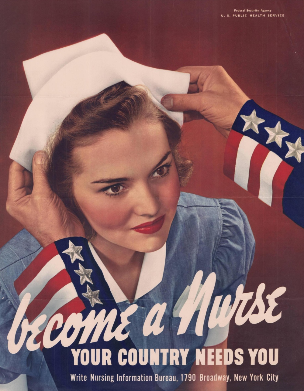 WWII poster encouraging women to become nurses