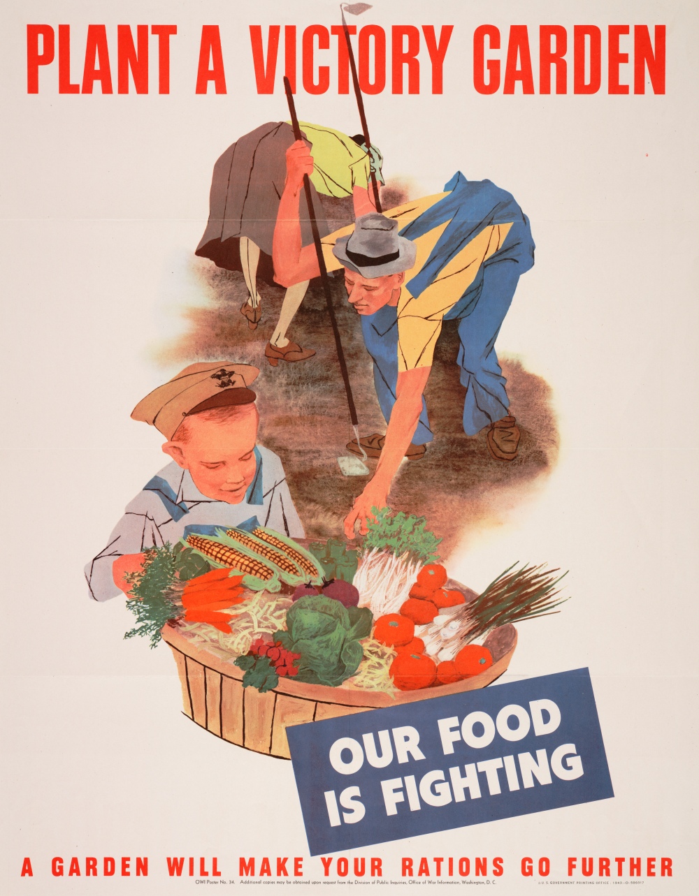 victory garden WWII poster