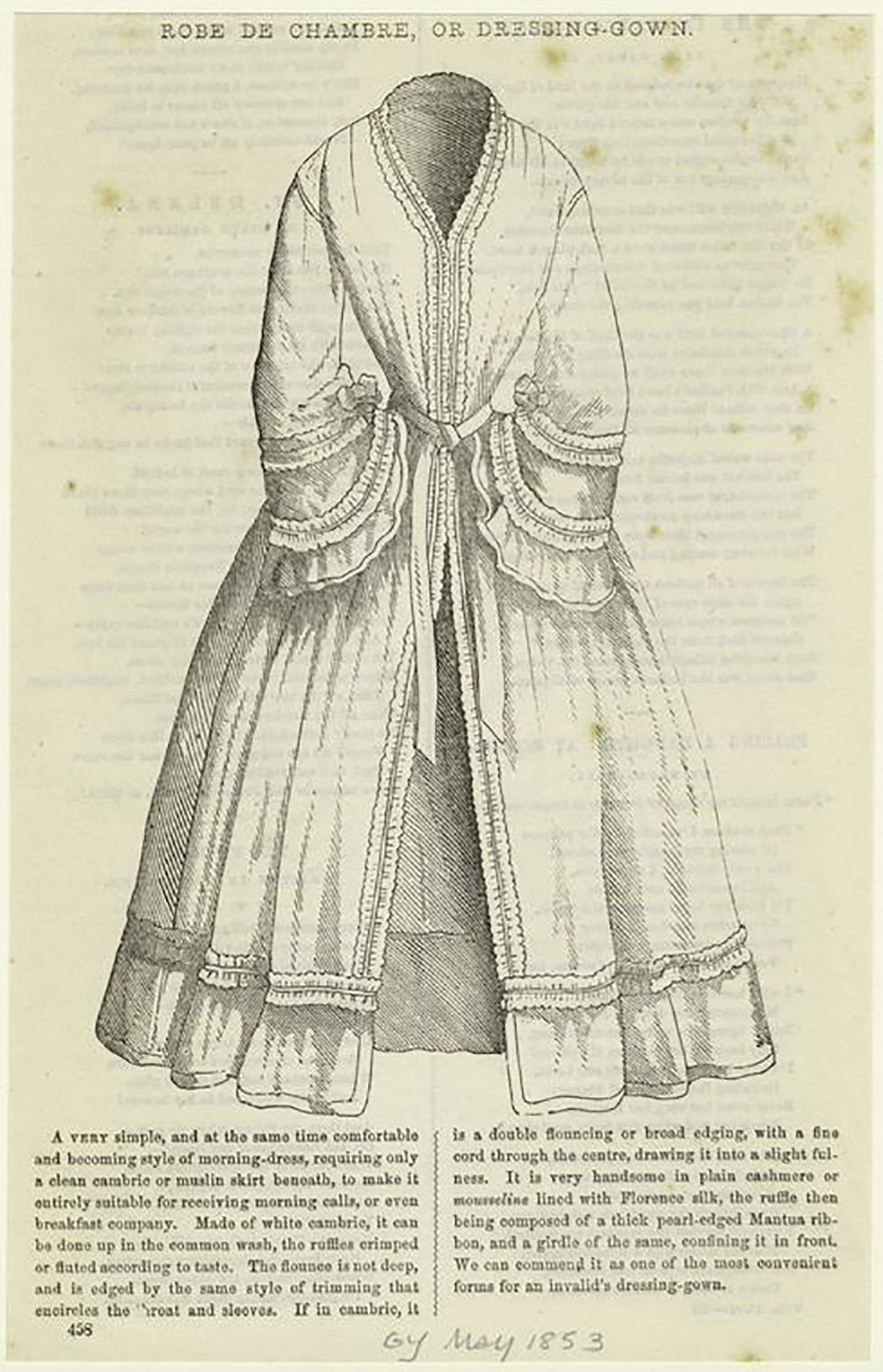 1853 dressing gown