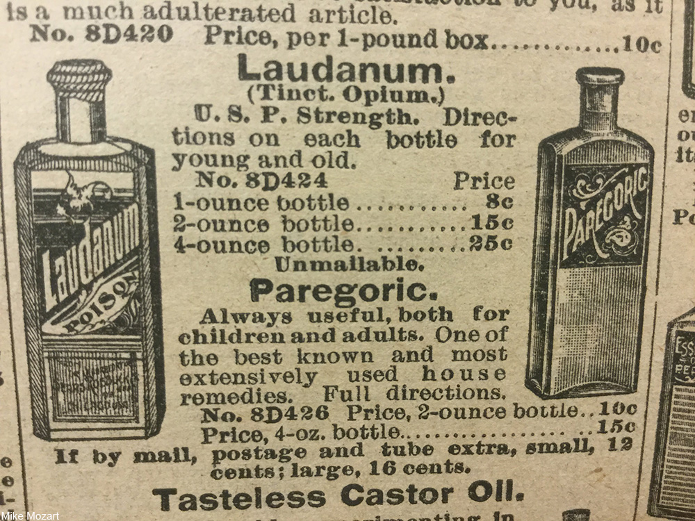 Sears catalog laudanum