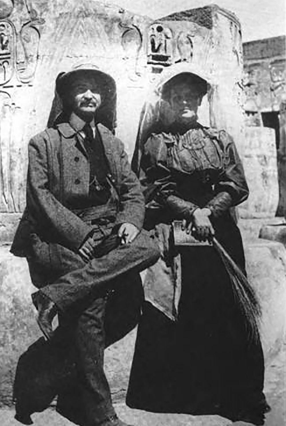 Frank and Maud in Egypt in 1906
