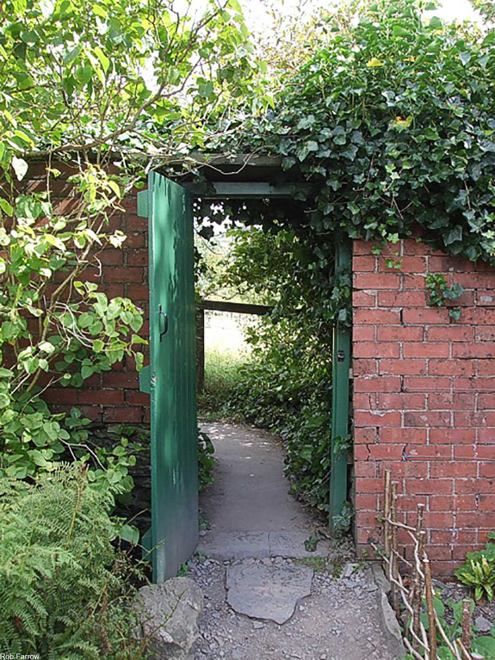 Hill Top garden gate, Cumbria, UK