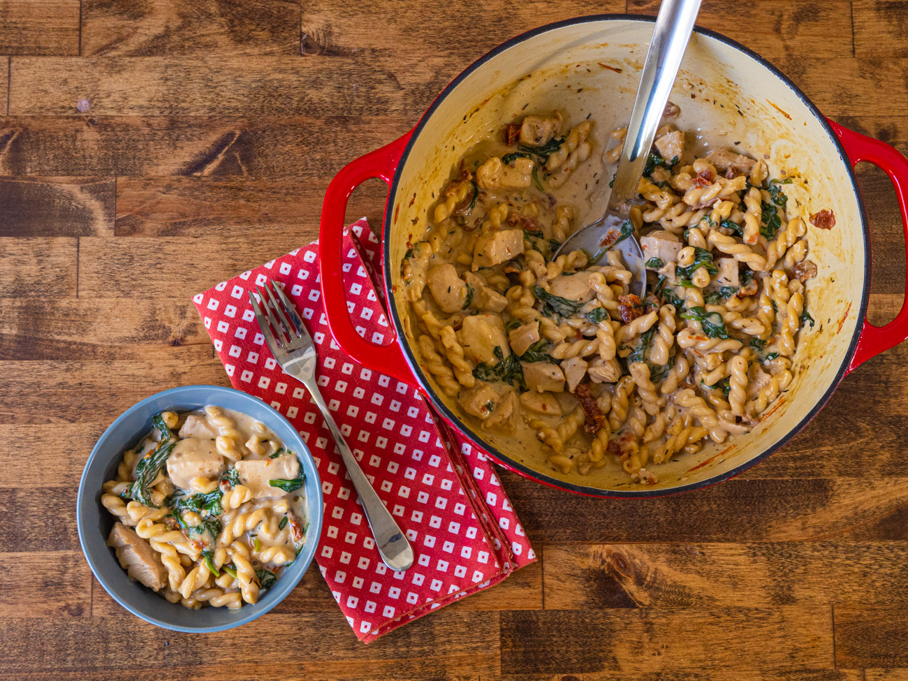 One-Pot Pasta Florentine