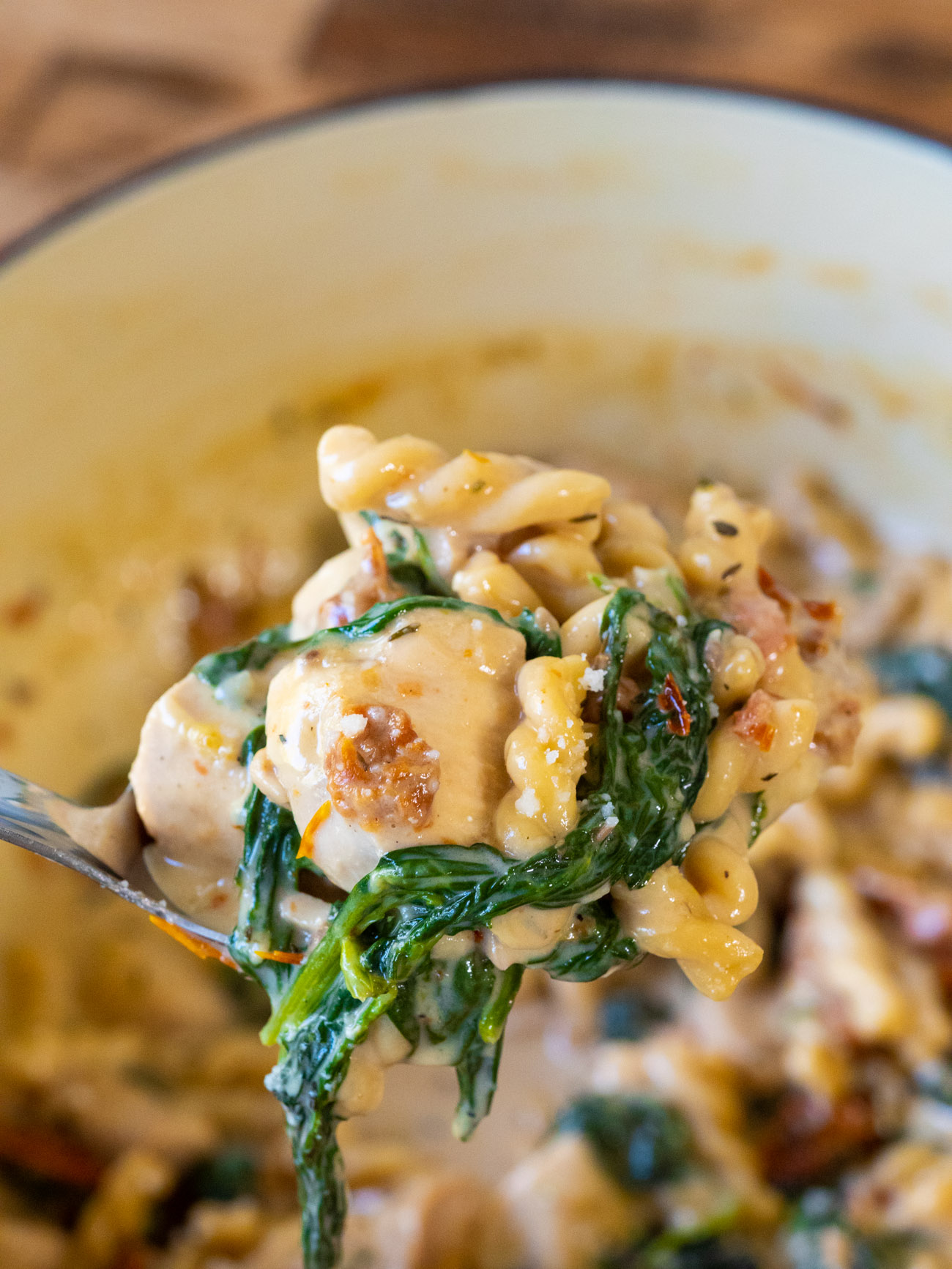 One-Pot Pasta Florentine