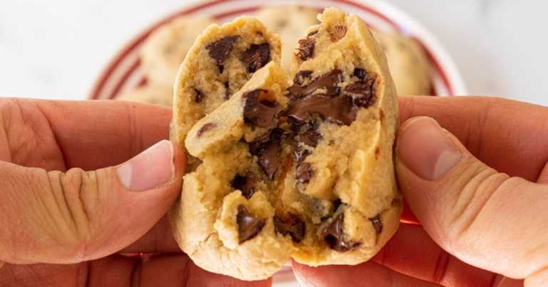 Cookie Dough Stuffed Chocolate Chip Cookies