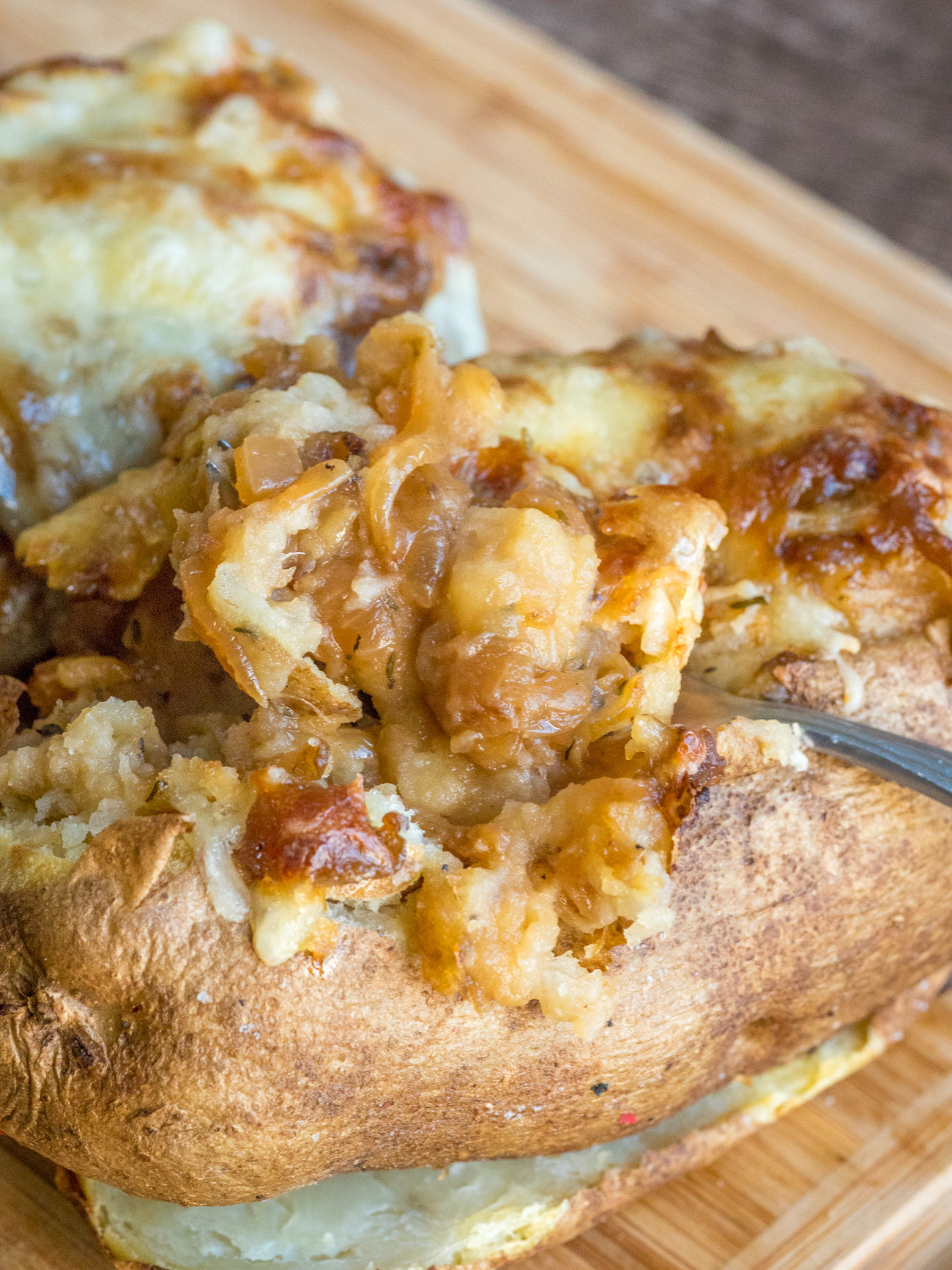 French Onion Stuffed Potatoes-image