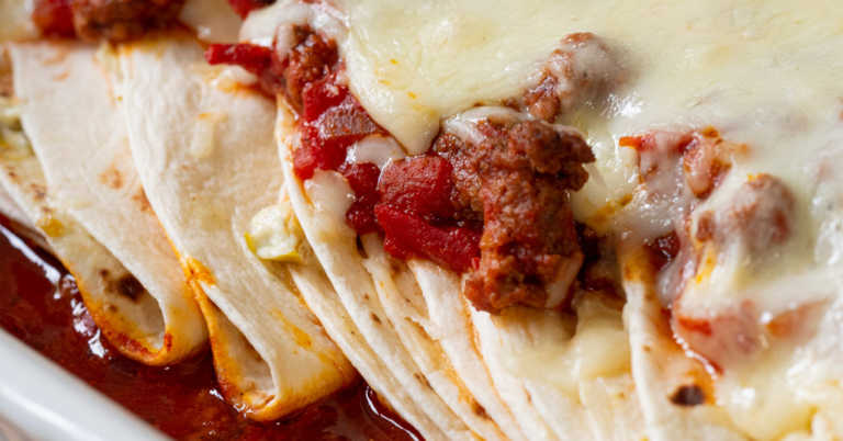 Fold Over Cream Cheese Tortilla Bake