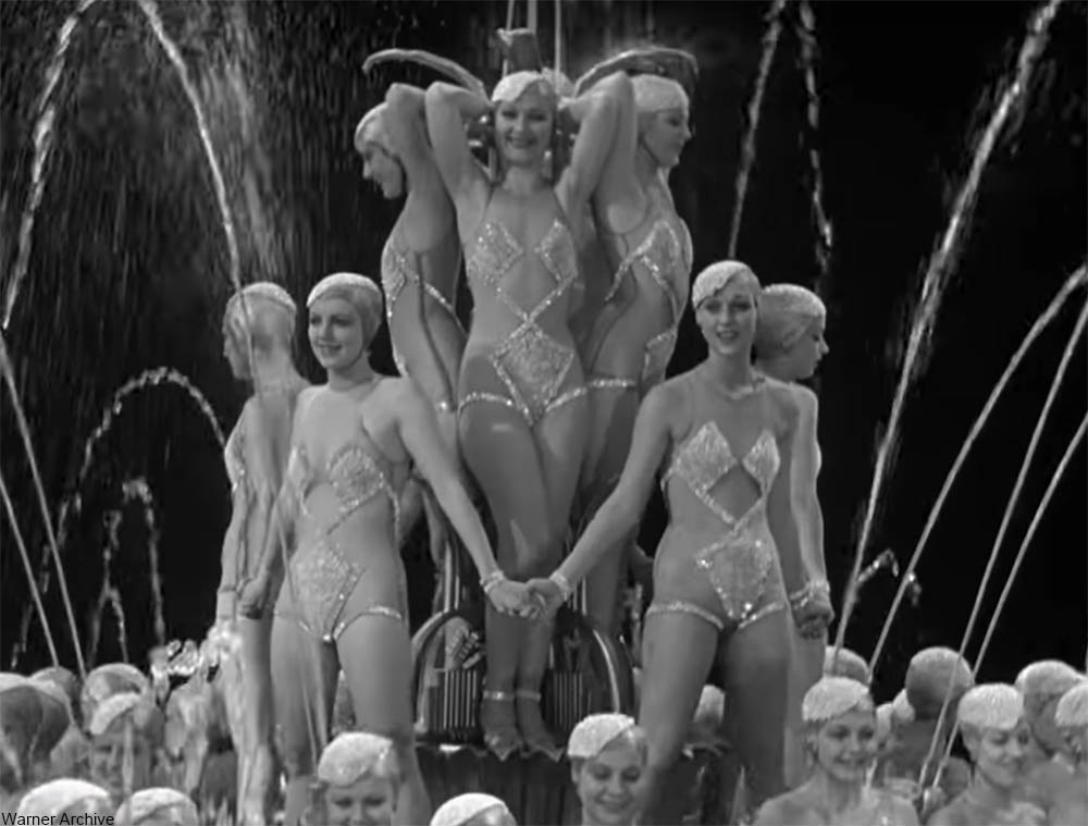 waterfall scene from Footlight Parade