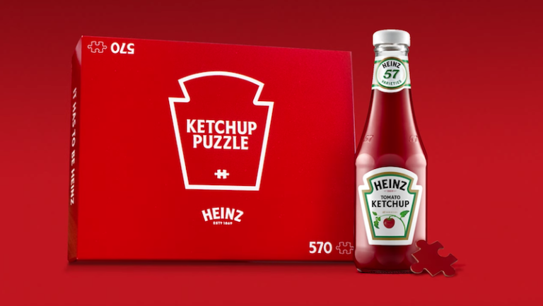 Heinz Ketchup Released An All-Red Puzzle That Is Impossible to Complete