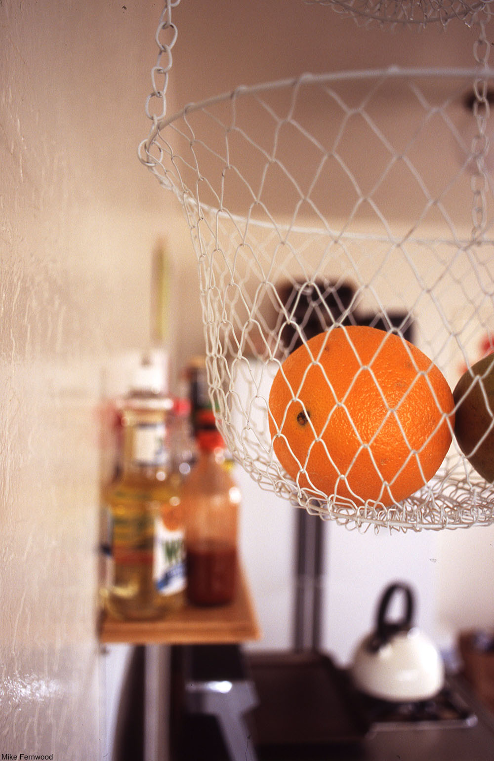 hanging metal fruit basket