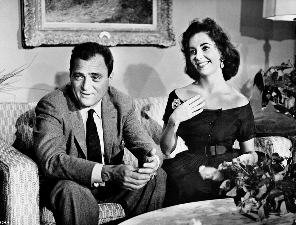 Elizabeth Taylor and her third husband, Mike Todd