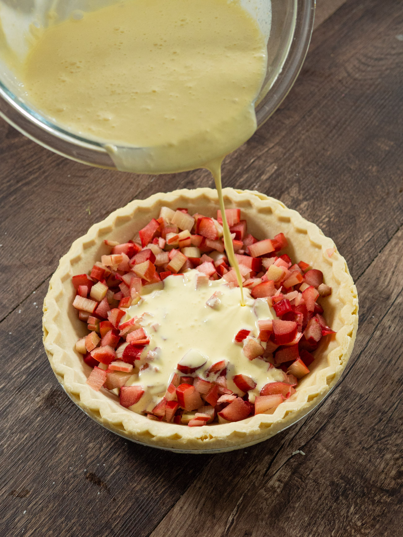 Rhubarb Custard Pie