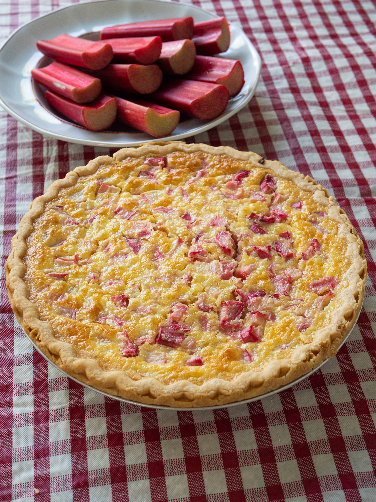 Rhubarb Custard Pie