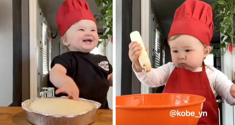 Adorable One-Year-Old Has His Own Cooking Show On TikTok