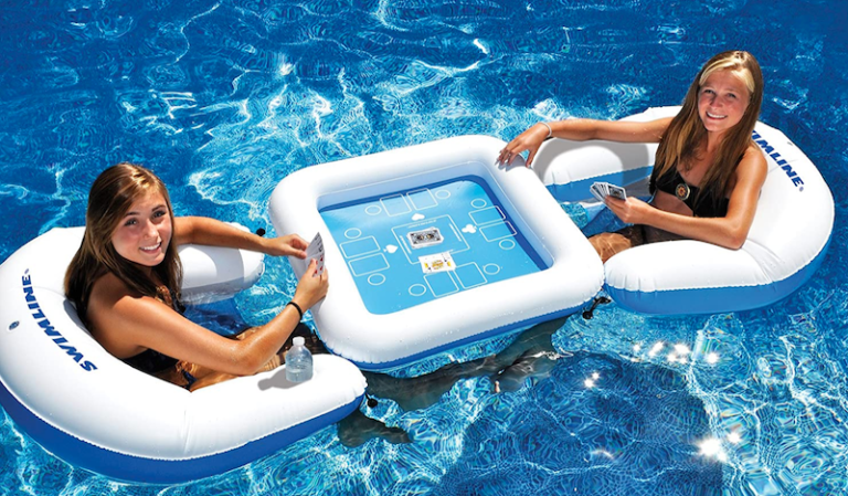 You Can Now Play Cards In The Pool With This Inflatable Table