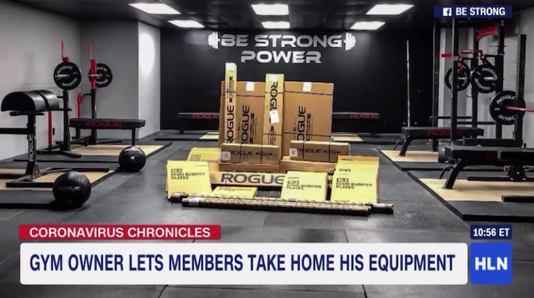 Gym Owner Lets His Members Check Out Equipment For Free So They Can Stay In Shape