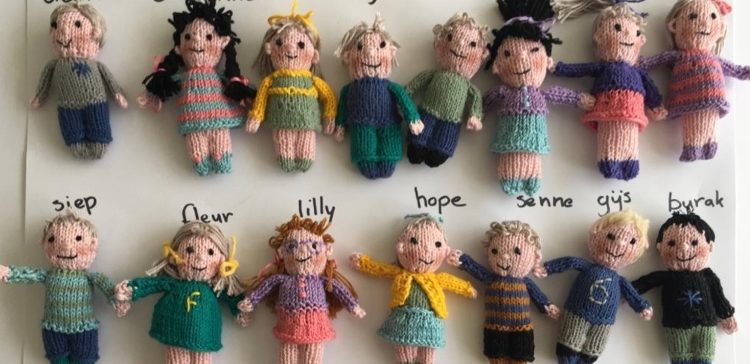 A Teacher That Missed Her Students Knitted Dolls That Looked Like Each Child From Her Class