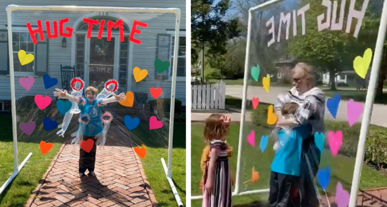 Family Invents ‘Hug Time’ Device So They Can Embrace Their Great Grandmother