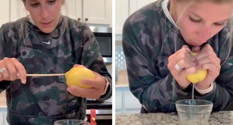 How To Squeeze The Juice From A Lemon Without Cutting It In Half