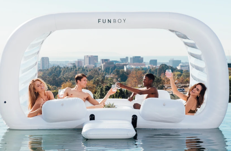 This Floating Cabana Is Perfect For Lounging With Your Friends At The Lake