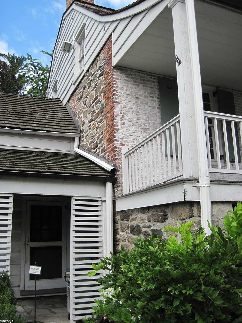 Dyckman farmhouse summer kitchen entrance