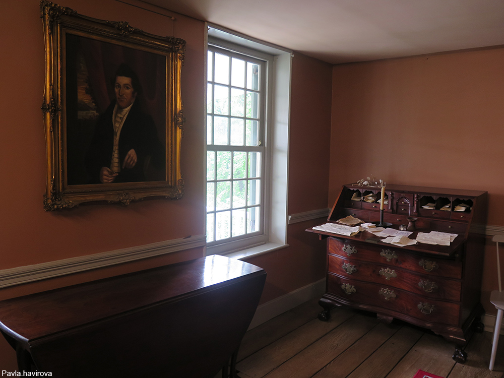 Dyckman Farmhouse sitting room interior