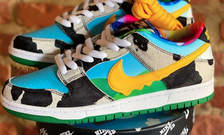 Ben & Jerry’s Partnered With Nike On A Pair Of ‘Chunky-Monkey’ Shoes