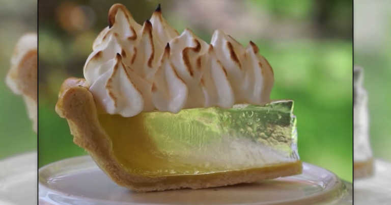 Magical Transparent Lemon Meringue Pie