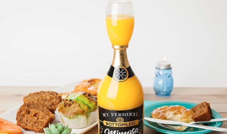 They Now Make A Bottomless Mimosa Glass That Holds 8 Drinks
