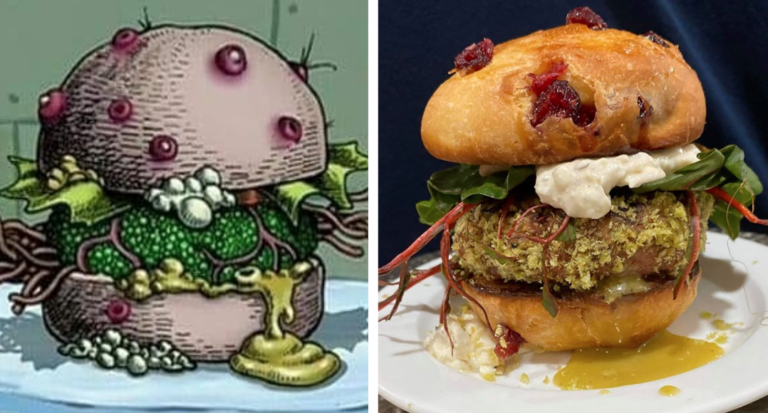 Someone Recreated The ‘Nasty Patty’ From SpongeBob SquarePants