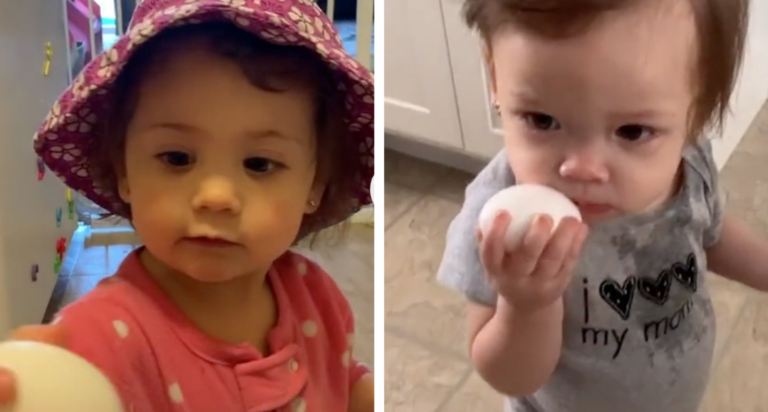 New Trend Sees People Are Giving Their Babies An Egg Just To See What They Do With It