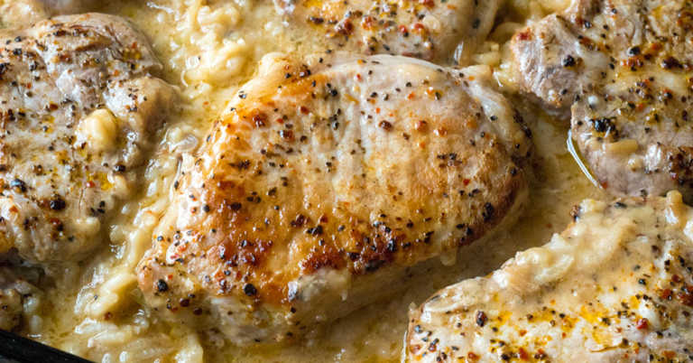No-Peek Pork Chops and Rice